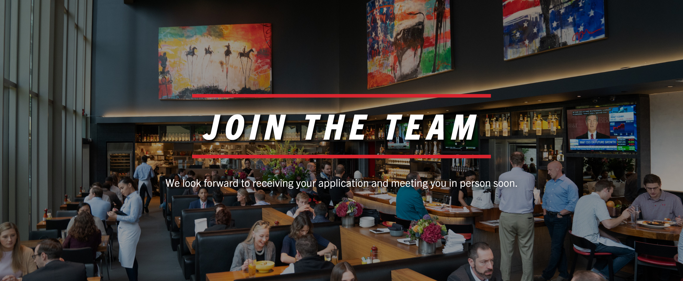 Join the team. We look forward to meeting you in person soon.